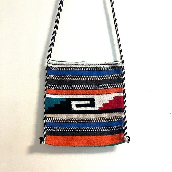 Huipul Bag Purse Woven South American  Well Worn Hippie Brianna Outlander - Picture 1 of 10